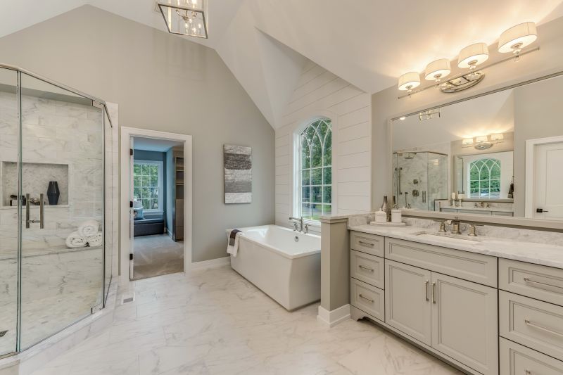 Bathroom Sconce Installation