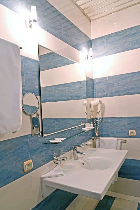 Bathroom Sconce Installation